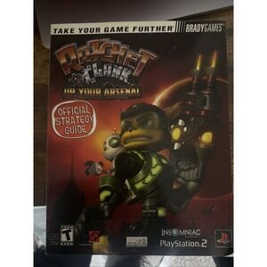 Ratchet and Clank: Up Your Arsenal Official Strategy Guide Brady PS2 Insomniac